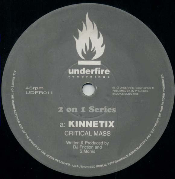 Kinnetix - Critical Mass / Warped - Underfire (12")