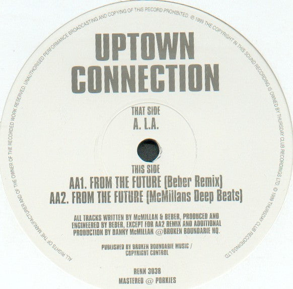 Uptown Connection - L.A. / From The Future (12")