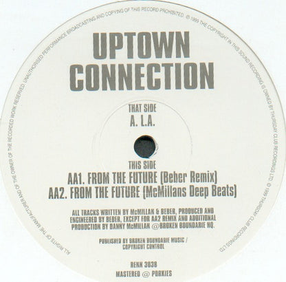 Uptown Connection - L.A. / From The Future (12")