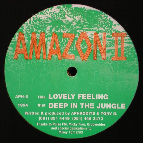 Amazon II - Lovely Feeling / Deep In The Jungle - Aphrodite Recordings (12")