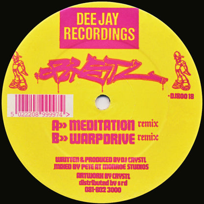 DJ Crystl - Meditation / Warpdrive (Remixes) - Dee Jay Recordings (12")