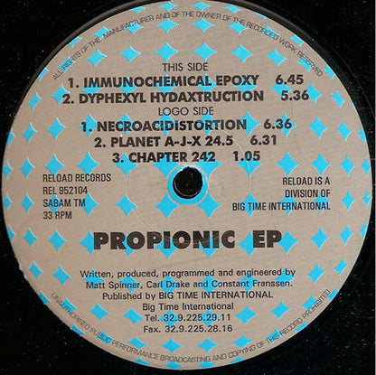 Propionic - Propionic EP (12")