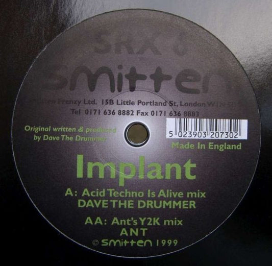Dave The Drummer - Implant (12")