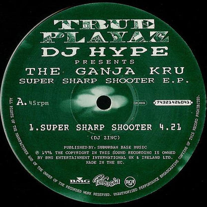 DJ Hype - Super Sharp Shooter E.P. - Parousia (2x12")