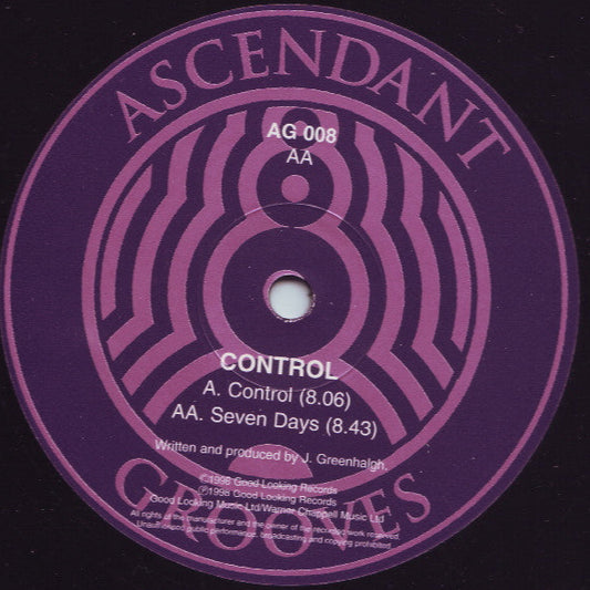 Control (2) - Control / Seven Days - Ascendant Grooves (12", 33 ⅓ RPM)