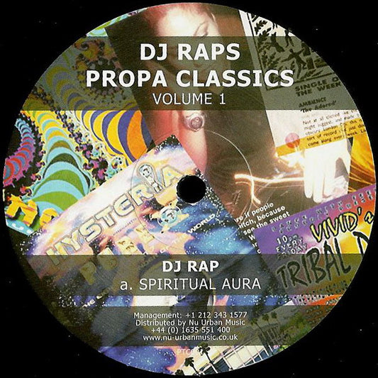 DJ Rap - Propa Classics Volume 1 - Proper Talent (12")