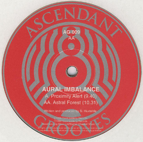 Aural Imbalance - Proximity Alert / Astral Forest - Ascendant Grooves (12", 33 ⅓ RPM)