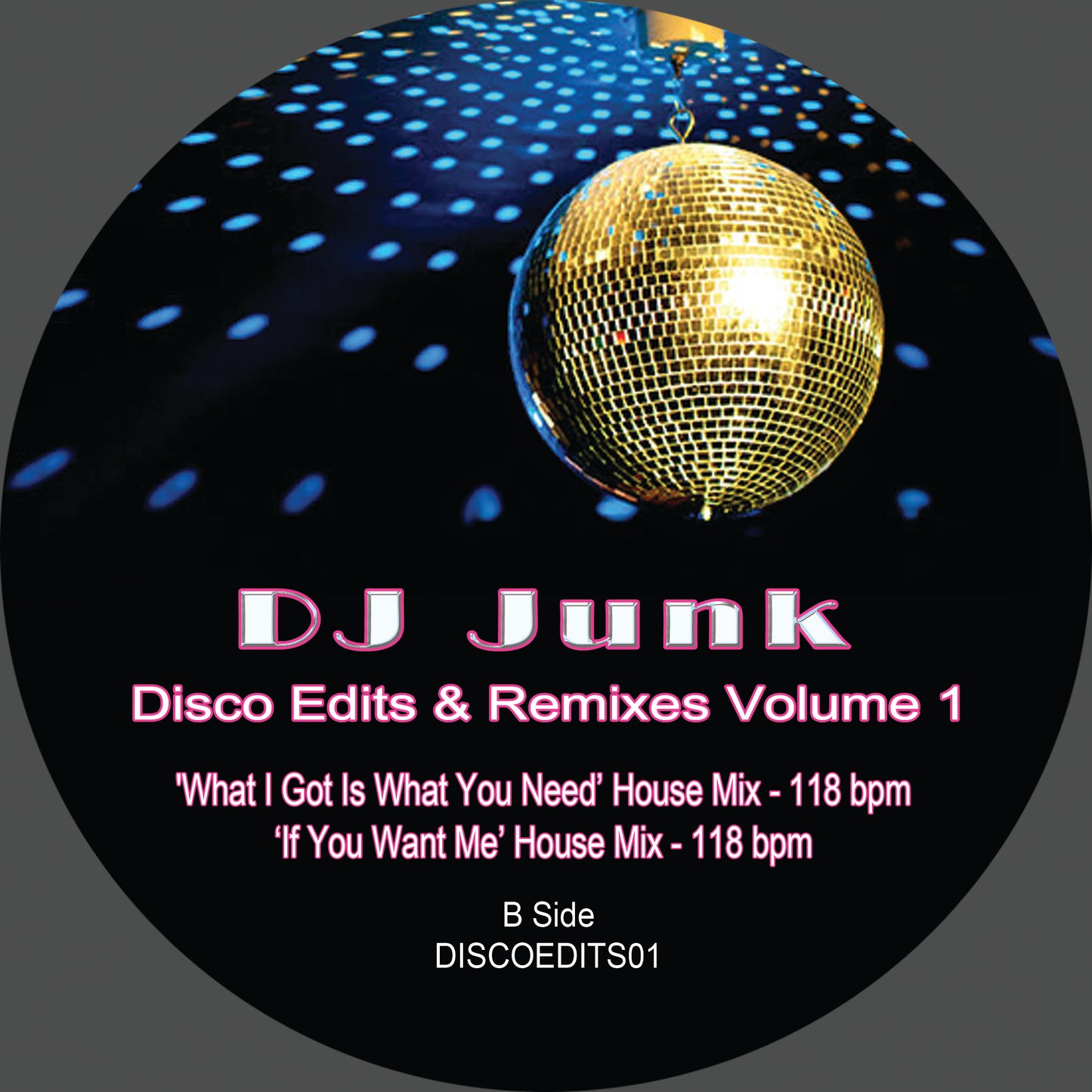 DJ Junk - Disco Edits & Remixes Volume 1 - Disco Edits (12")