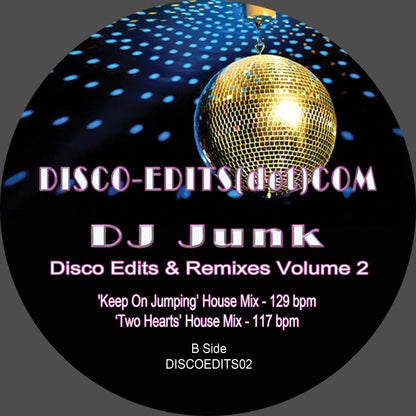 DJ Junk - Disco Edits & Remixes Volume 2 - Disco Edits (12")