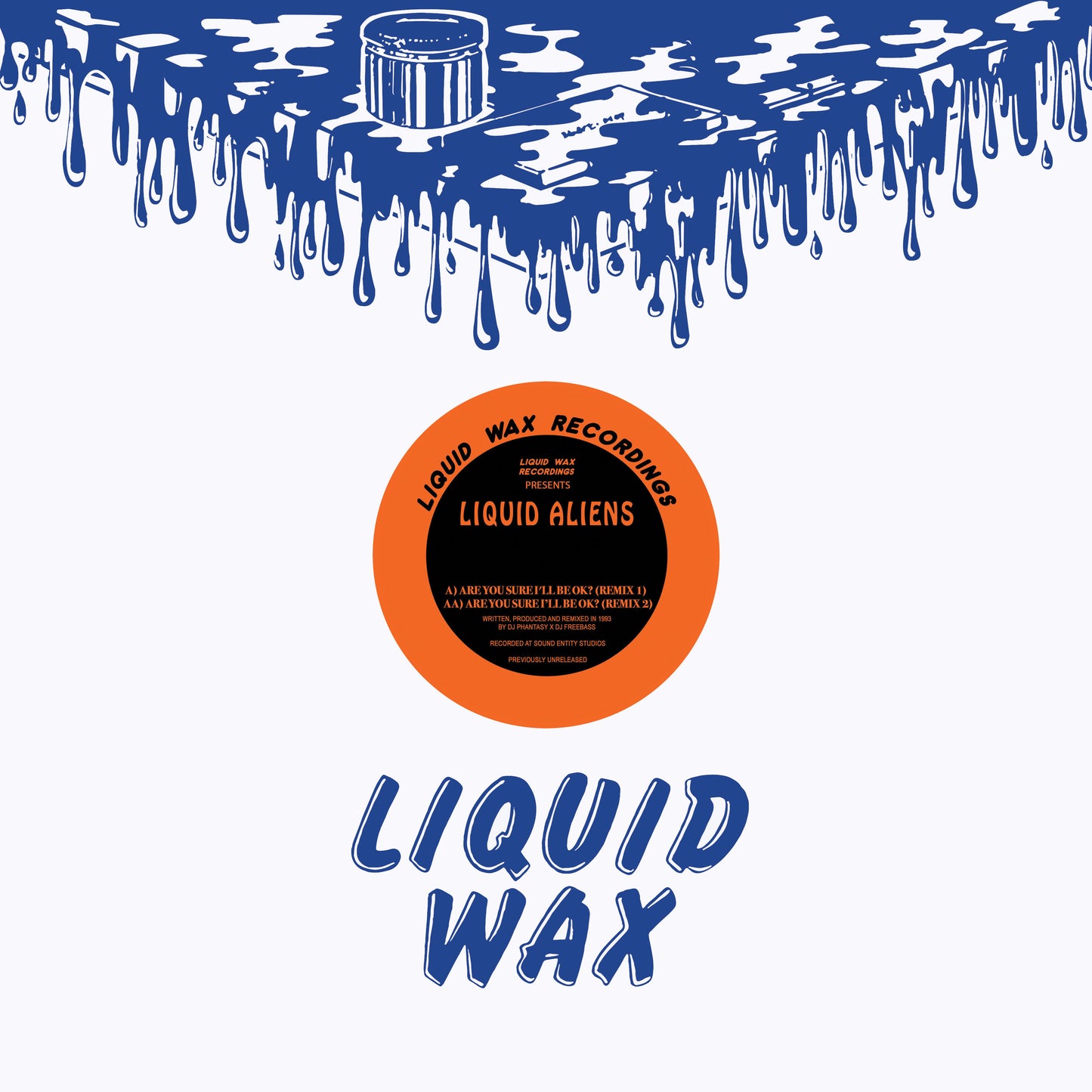Liquid Aliens - Are You Sure You'll Be Okay? (Remixes) (12" Coloured Vinyl) - Pre Order