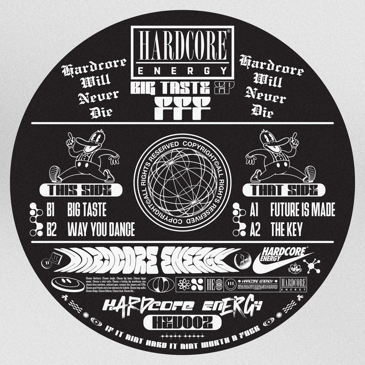 FFF - Big Taste EP - Hardcore Energy (12") - PRE-ORDER
