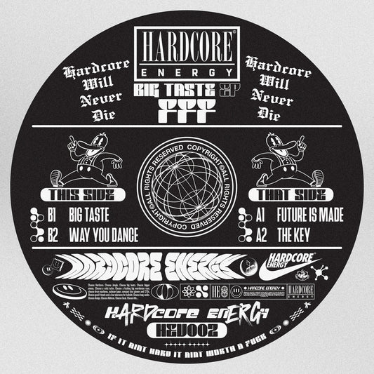 FFF - Big Taste EP - Hardcore Energy (12") - PRE-ORDER