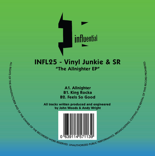 Vinyl Junkie & SR - The Allnighter EP (12")
