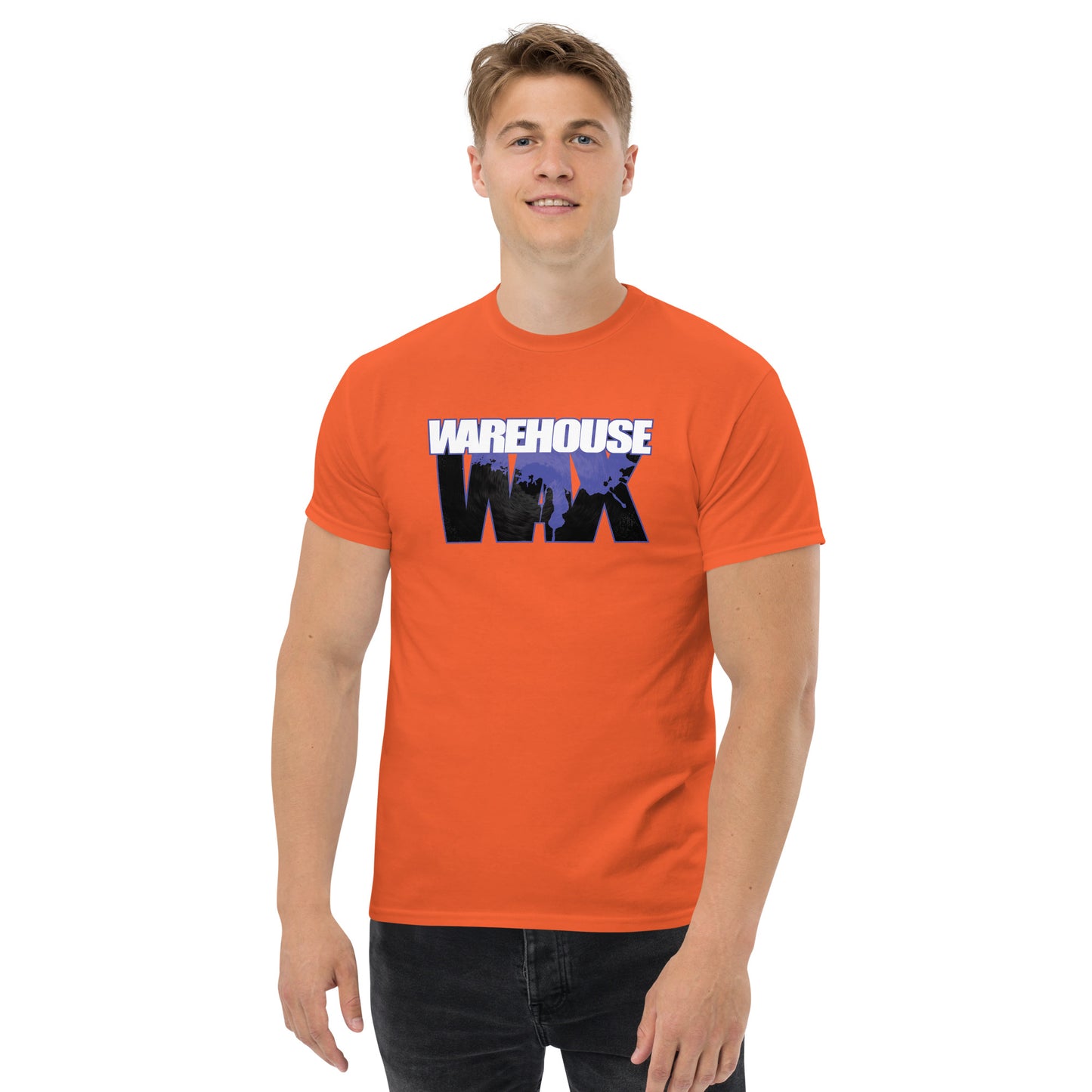 Warehouse Wax Logo - Unisex T-Shirt - Blue Wax