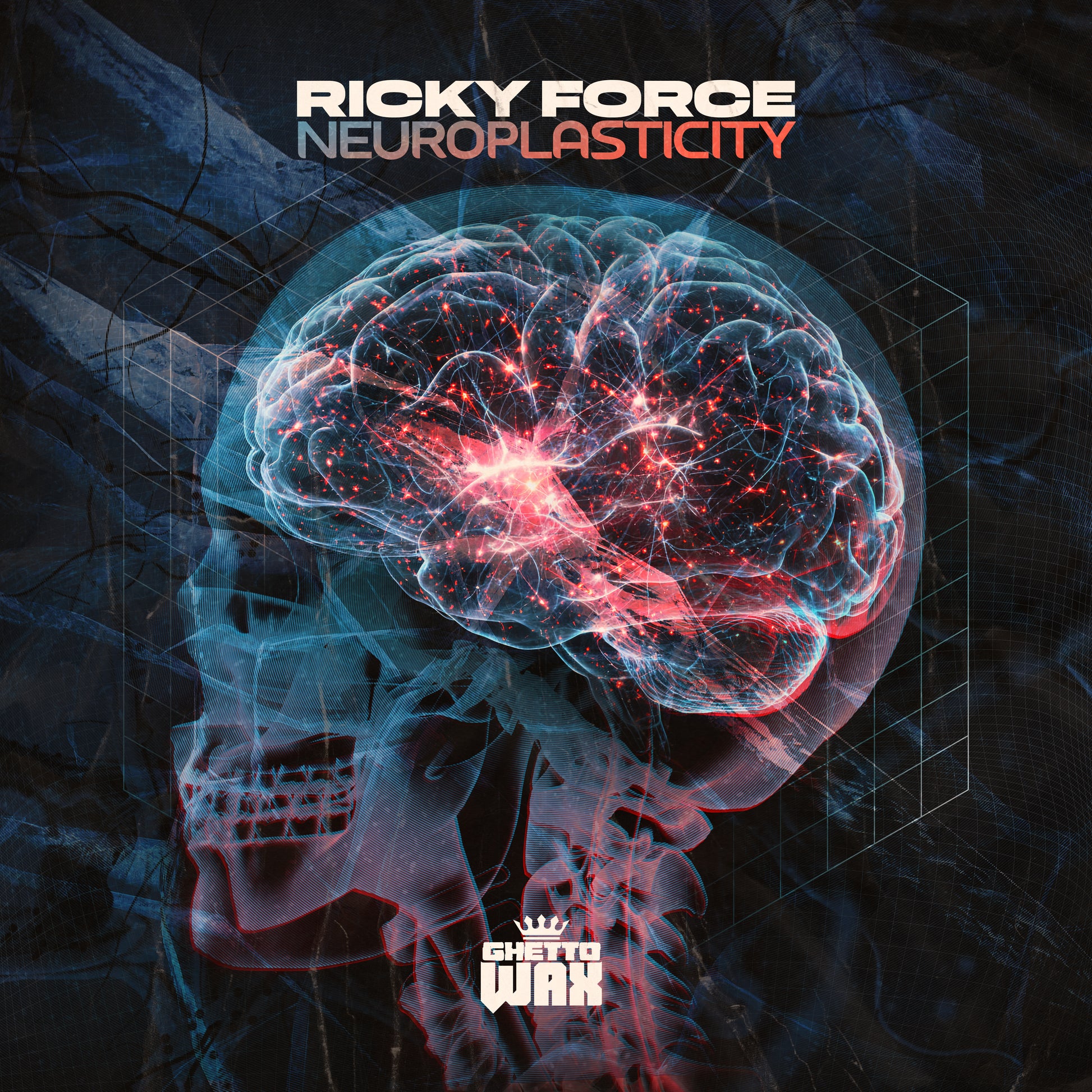 Ricky Force – The Neuroplasticity EP jungle vinyl on Ghetto Wax GWAX003