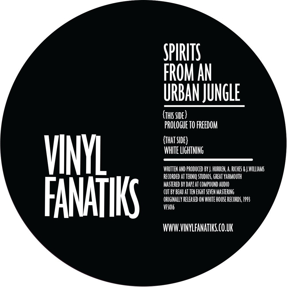 Spirits From An Urban Jungle - Prologue To Freedom / White Lightning - Vinyl Fanatiks (12", ) - Vinyl Junkie UK