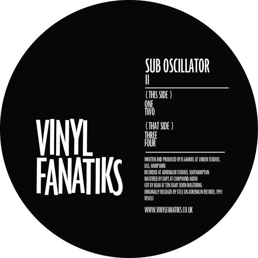 Sub Oscillator - II - Vinyl Fanatiks (12")