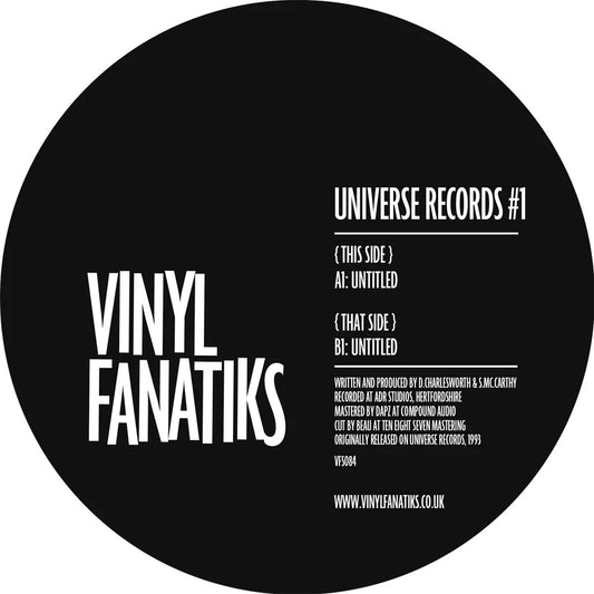 S. McCarthy & D. Charlesworth - Universe Records #1 - Vinyl Fanatiks (12")