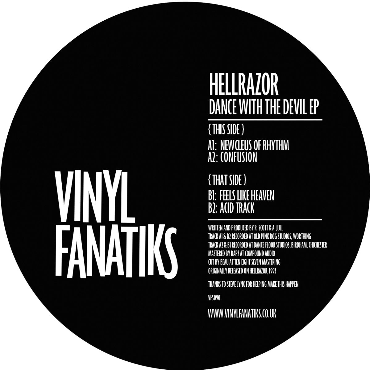 Hellrazor - Dance With The Devil - Vinyl Fanatiks (12") - PRE-SALE
