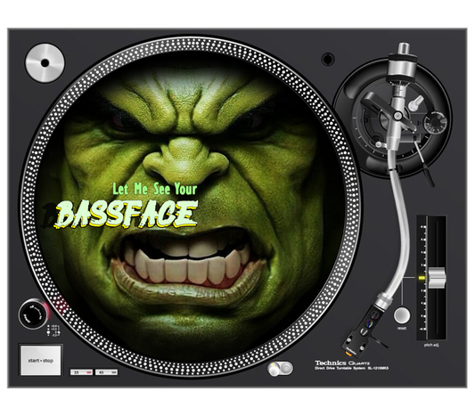 Let Me See You Bassface Dj 12" Slipmat's X 2 - ON SALE - 20% off