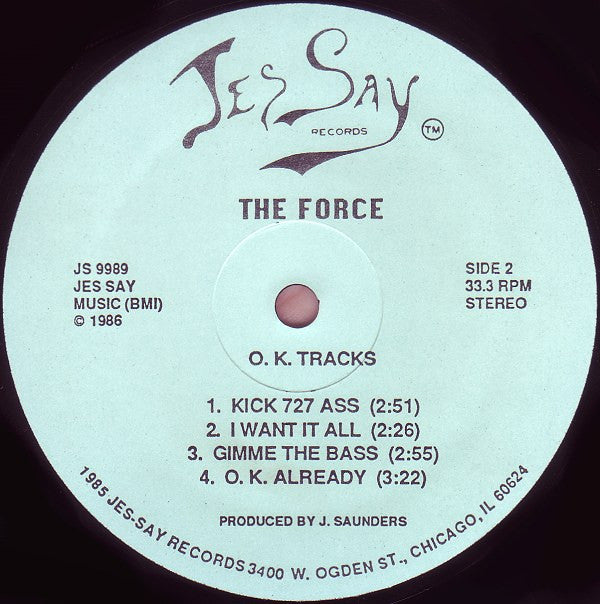 The Force - It's O.K., It's O.K. (12") - Vinyl Junkie UK
