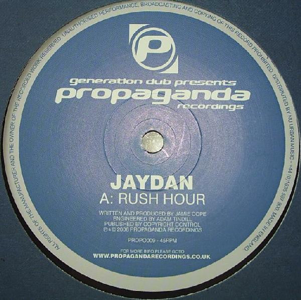 Jaydan - Rush Hour / Connected (12")