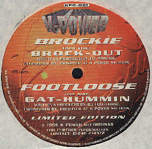 Brockie / Footloose - Brock-Out / Gat-Hummin (12", Ltd)