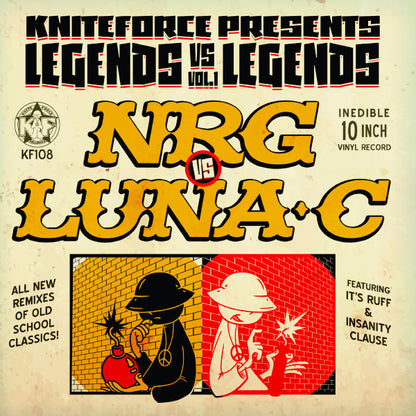 N.R.G. Vs Luna-C - Legends Vs Legends Vol.1 (12") - Vinyl Junkie UK