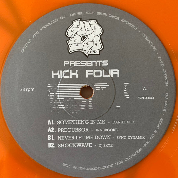 Various Artists - Kick Four EP (Orange Vinyl 12") - Vinyl Junkie UK