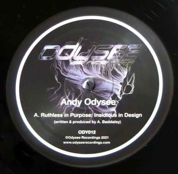 Andy Odysee - Ruthless Insidious / Provocateur / Status Anxiety (12") - Vinyl Junkie UK
