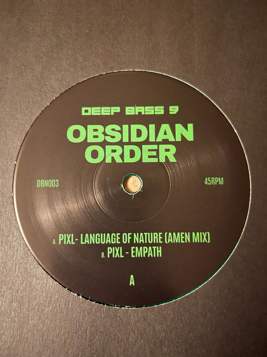 Pixl - Obsidian Order (12", Green  Vinyl)