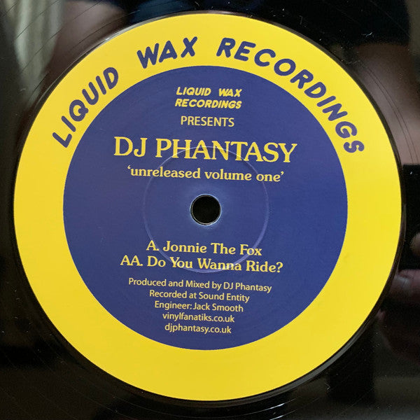 DJ Phantasy - Unreleased Volume One (12") - Vinyl Junkie UK
