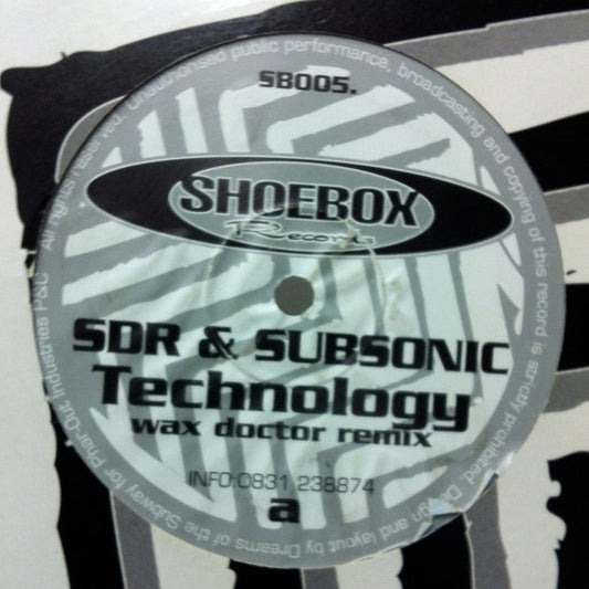 SDR & Subsonic - Technology (Wax Doctor Remix) / Mixed Emotions (12")