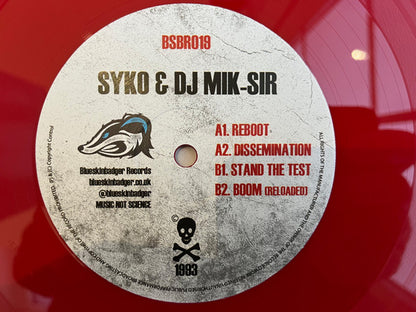 Syko & DJ Mik-Sir - Reboot EP (12" Red Vinyl)