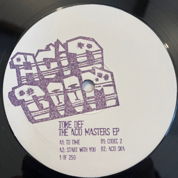 Tone Def - The Acid Masters EP (12", EP, W/Lbl)