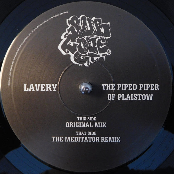 Lavery ‎– Pied Piper Of Plaistow (10") - Vinyl Junkie UK