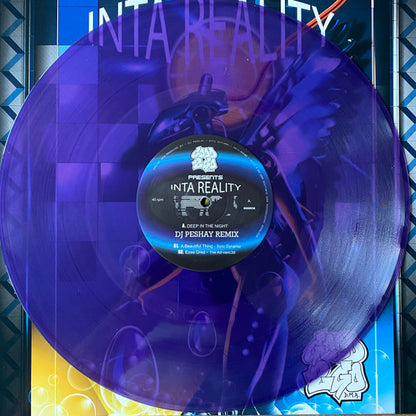 Sync Dynamix / Ad-vanc3d / Peshay - Inta Reality (Purple Translucent Vinyl 12") - Vinyl Junkie UK