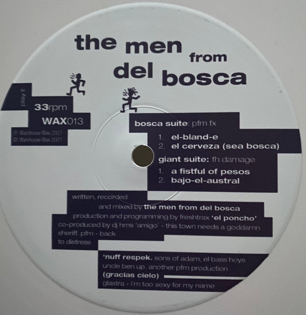 The Men From Del Bosca - El-Bland-E (Ltd Edition White Vinyl 12") - Vinyl Junkie UK