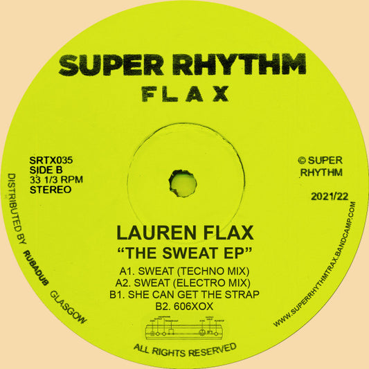 Lauren Flax - The Sweat EP (12", EP)