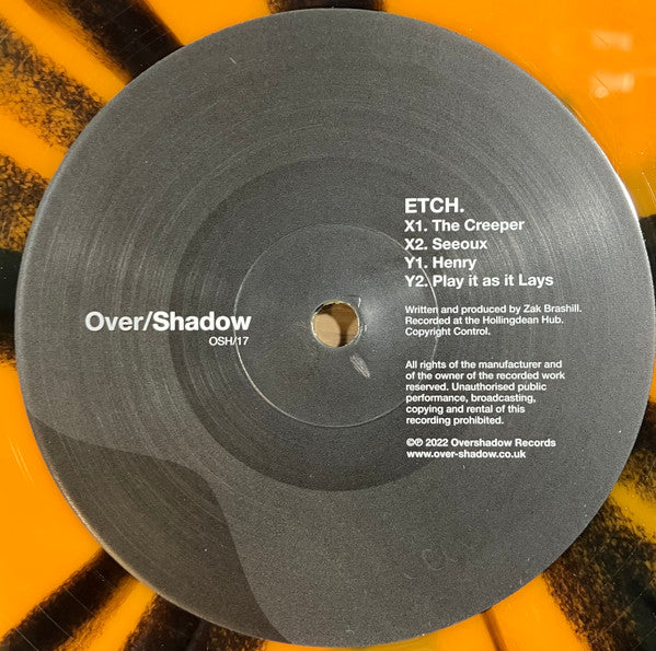 Etch - The Creeper EP (12", Orange Splatter Vinyl)