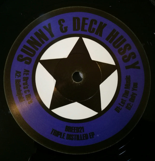 Sunny & Deck Hussy - Triple Distilled EP (12", EP, Ltd) - Vinyl Junkie UK