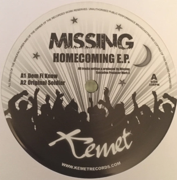 Missing - Homecoming E.P. (12")