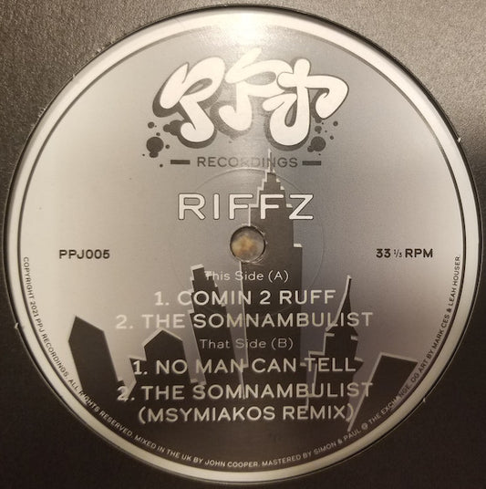 Riffz - The Somnamulist / Comin Too Ruff (12") - Vinyl Junkie UK