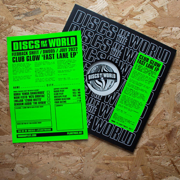 Various - Club Glow Fast Lane EP (12") - Vinyl Junkie UK