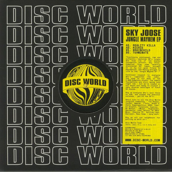 Sky Joose - Jungle Mayhem EP (12") - Vinyl Junkie UK