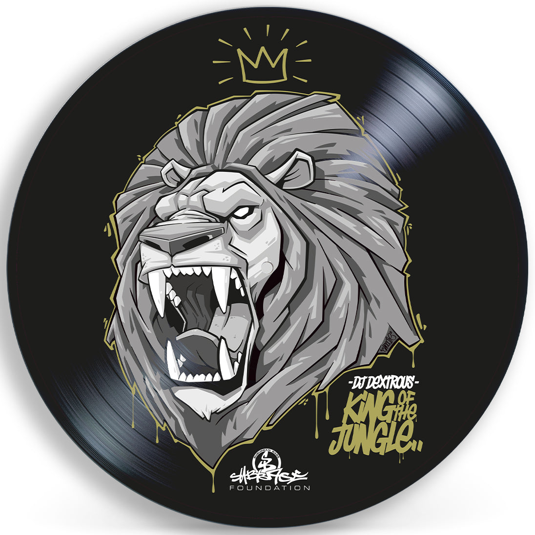 Dextrous - King Of The Jungle - Charged (Remixes) (12" Picture Disc) - Vinyl Junkie UK