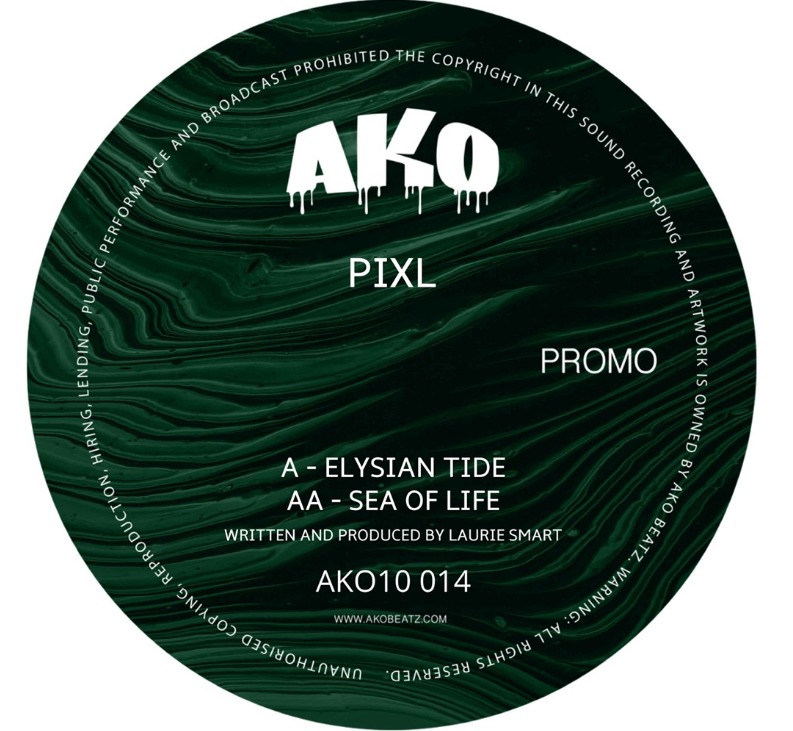 PIXL - Elysian Tide / Sea Of Life (10" Green Vinyl) - Vinyl Junkie UK