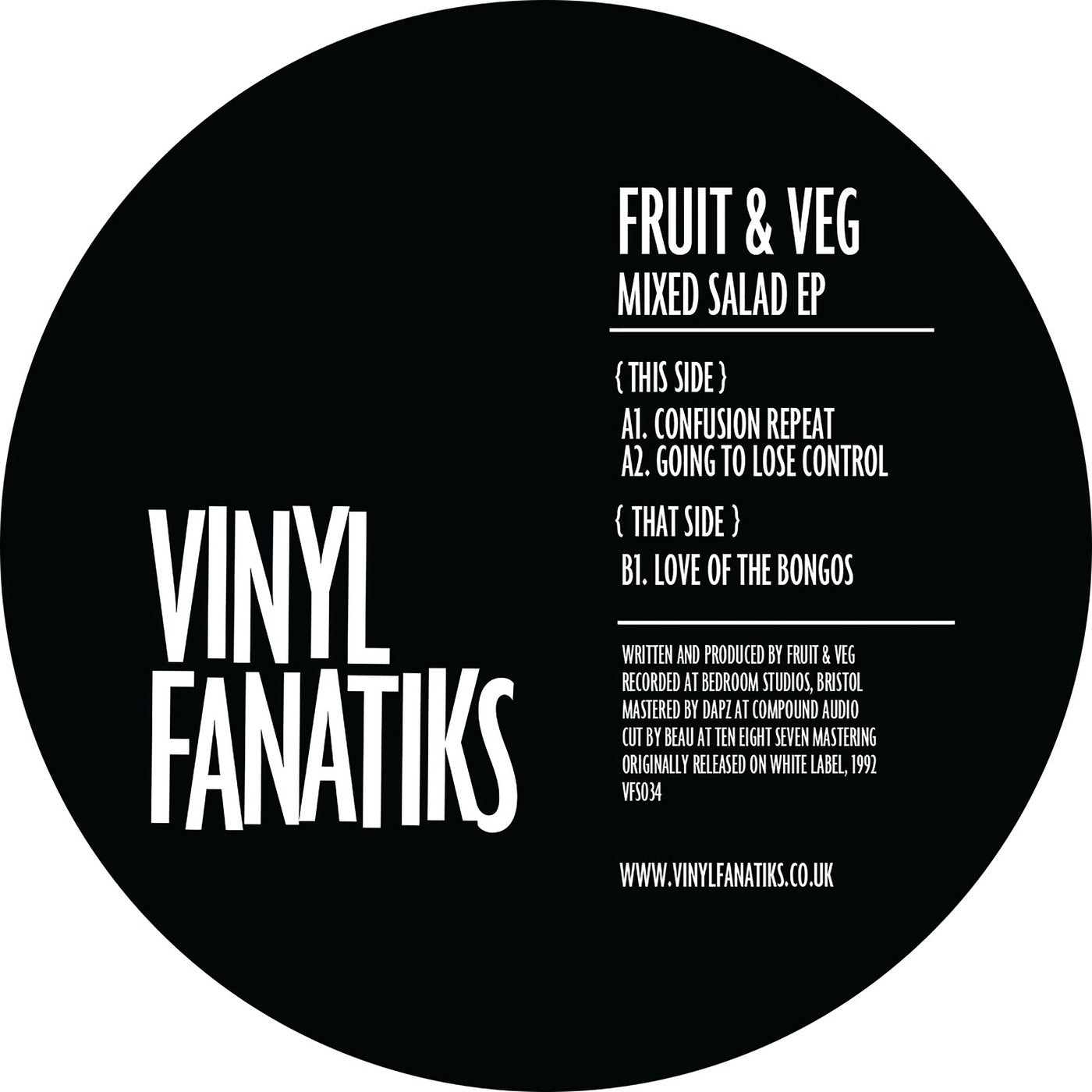Fruit & Veg - Mixed Salad EP (Green Vinyl 12") - Vinyl Junkie UK