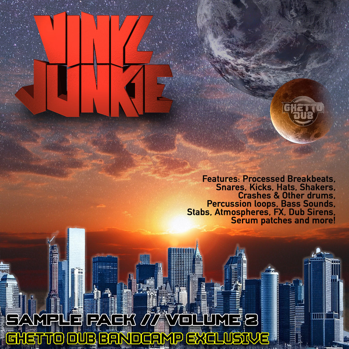 Vinyl Junkie - Sample Pack - Vol 2 Oldskool / Hardcore / Jungle and Drum & Bass: Samples