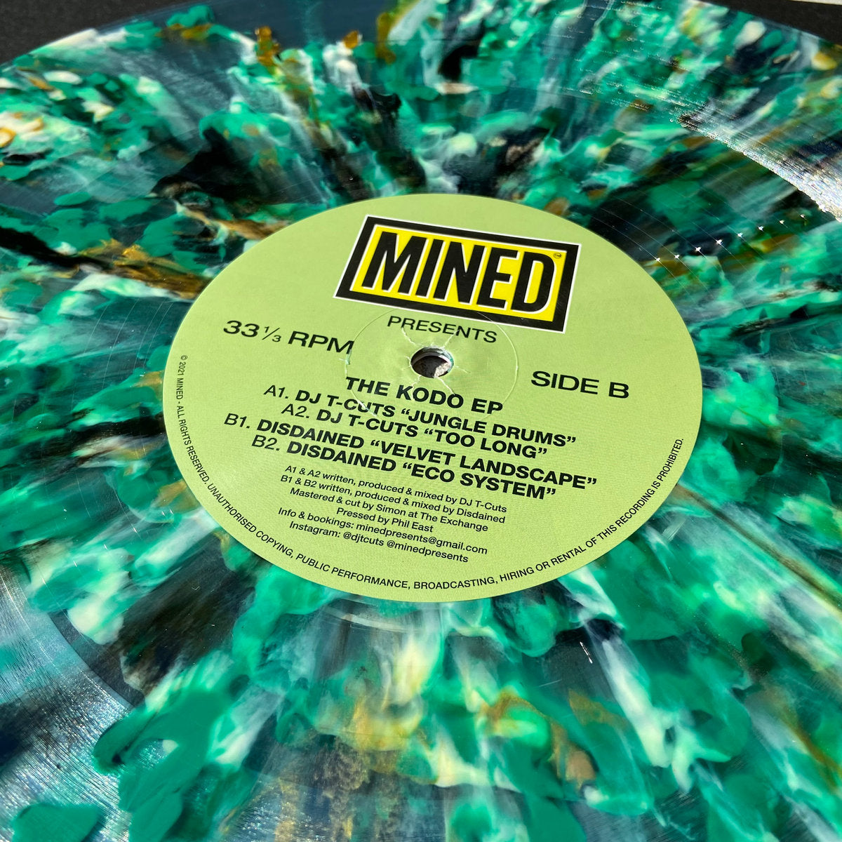 DJ T-Cuts & Disdained - The Kodo EP (Splatter Vinyl 12") - Vinyl Junkie UK